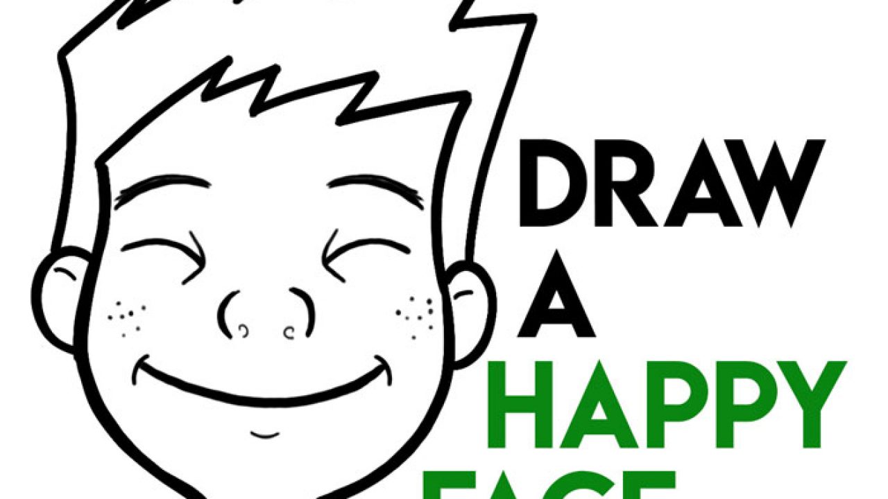 Detail Smiling Face Drawing Nomer 4