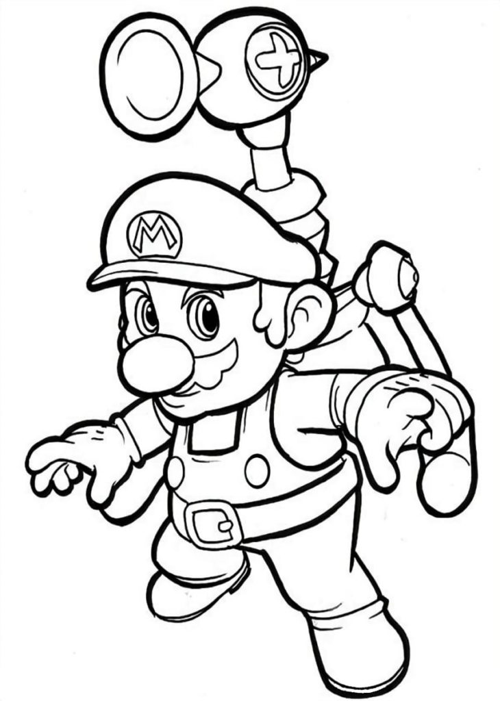 Detail Super Mario Stern Ausmalbilder Nomer 11