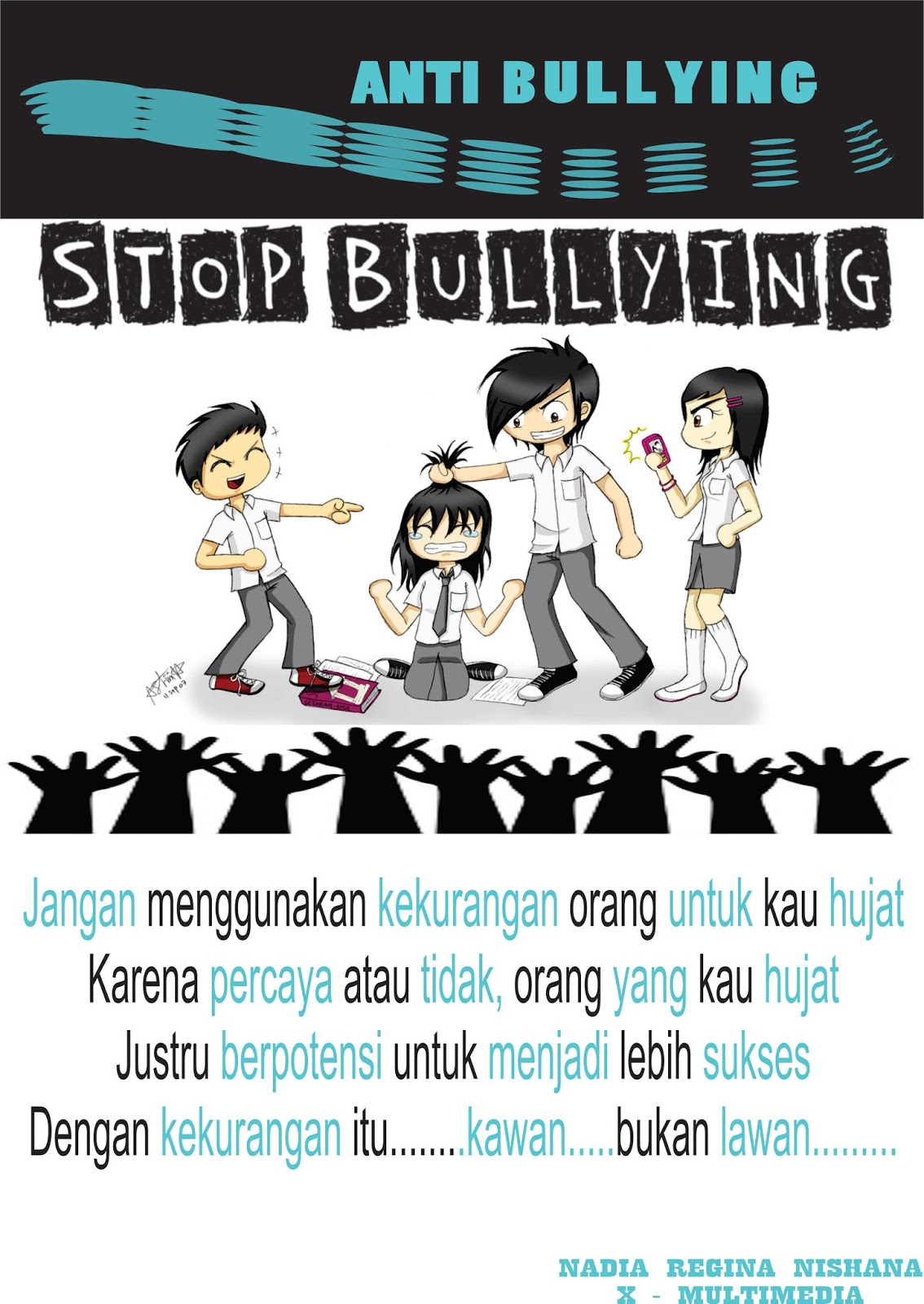 Detail Kata Kata Poster Stop Bullying Nomer 7