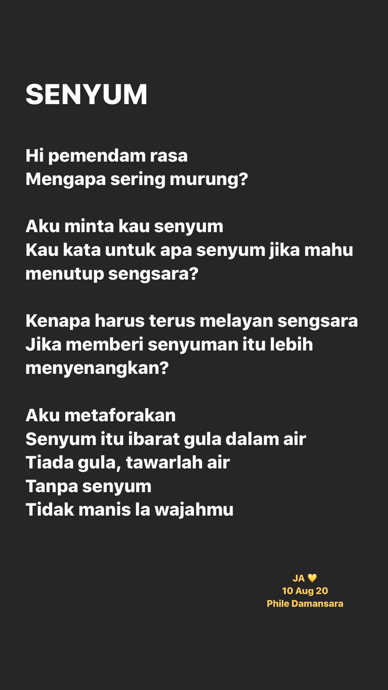 Kata Kata Puisi - KibrisPDR