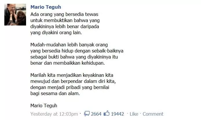 Detail Kata Kata Status Fb Banyak Like Nomer 13