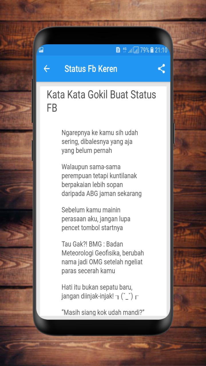 Detail Kata Kata Status Fb Yg Banyak Di Like Nomer 7