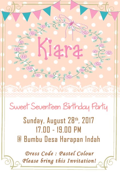 Detail Kata Kata Sweet Seventeen Birthday Nomer 21