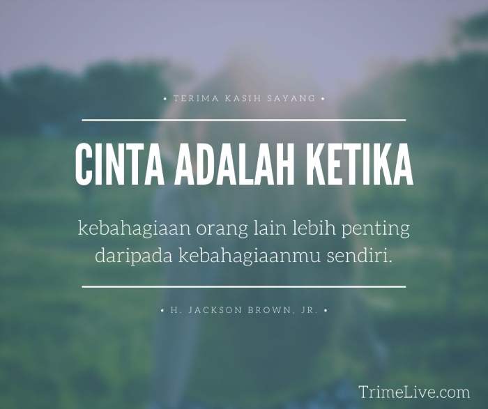 Kata Kata Terima Kasih Cinta - KibrisPDR