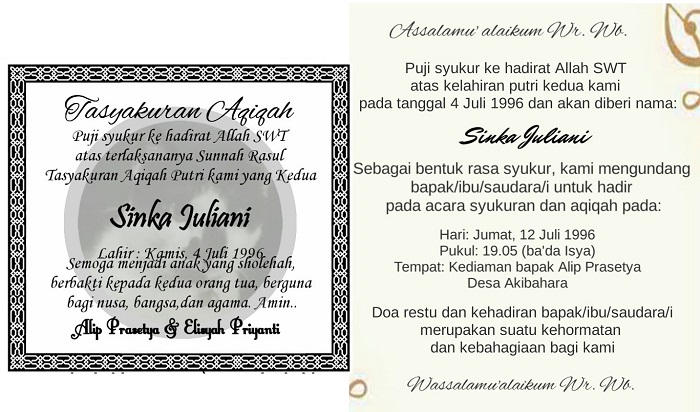 Detail Kata Kata Undangan Aqiqah Nomer 33