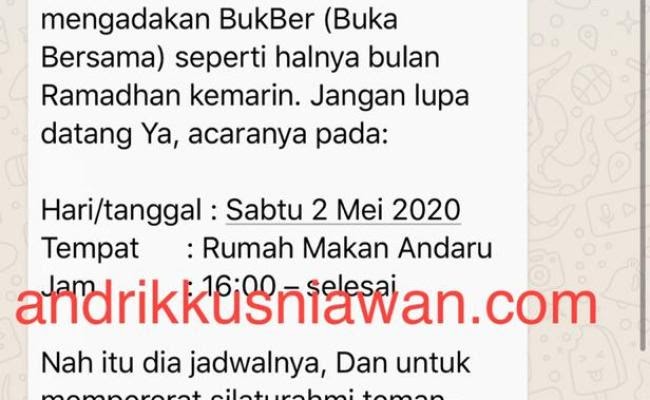 Detail Kata Kata Undangan Lewat Wa Tanpa Mengurangi Rasa Hormat Nomer 36