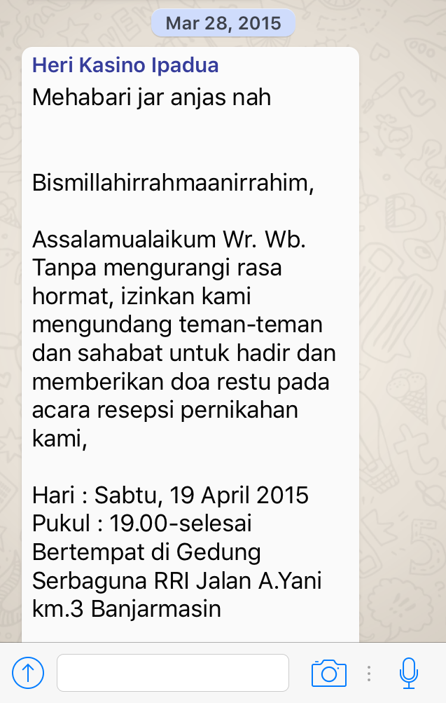 Detail Kata Kata Undangan Pernikahan Tanpa Mengurangi Rasa Hormat Nomer 18