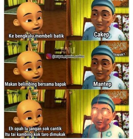 Detail Kata Kata Upin Ipin Yang Lucu Nomer 12