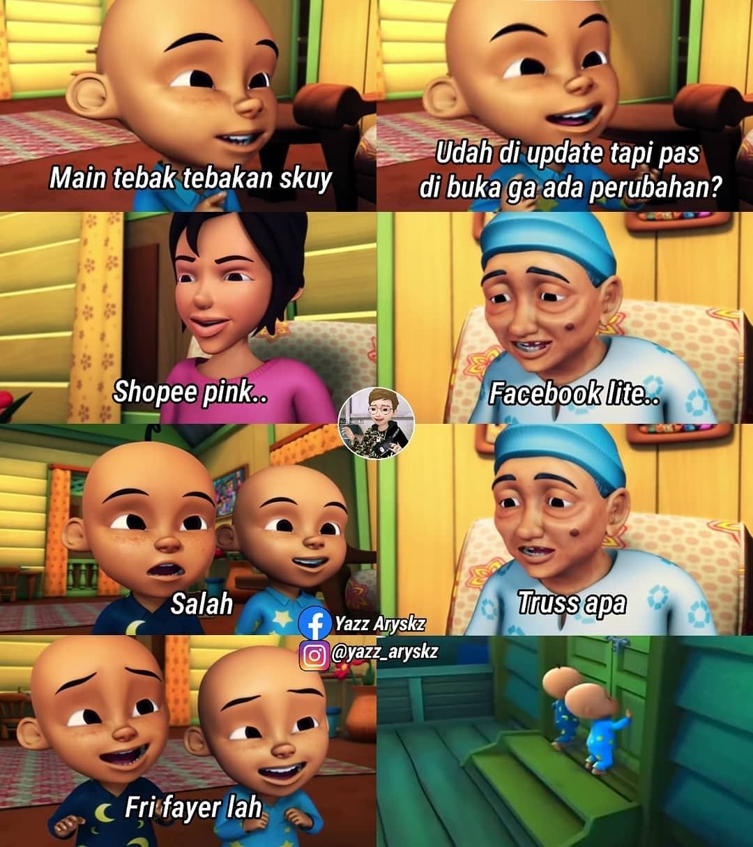 Detail Kata Kata Upin Ipin Yang Lucu Nomer 37