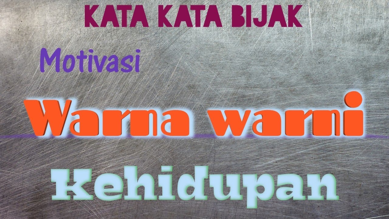 Detail Kata Kata Warna Warni Nomer 35