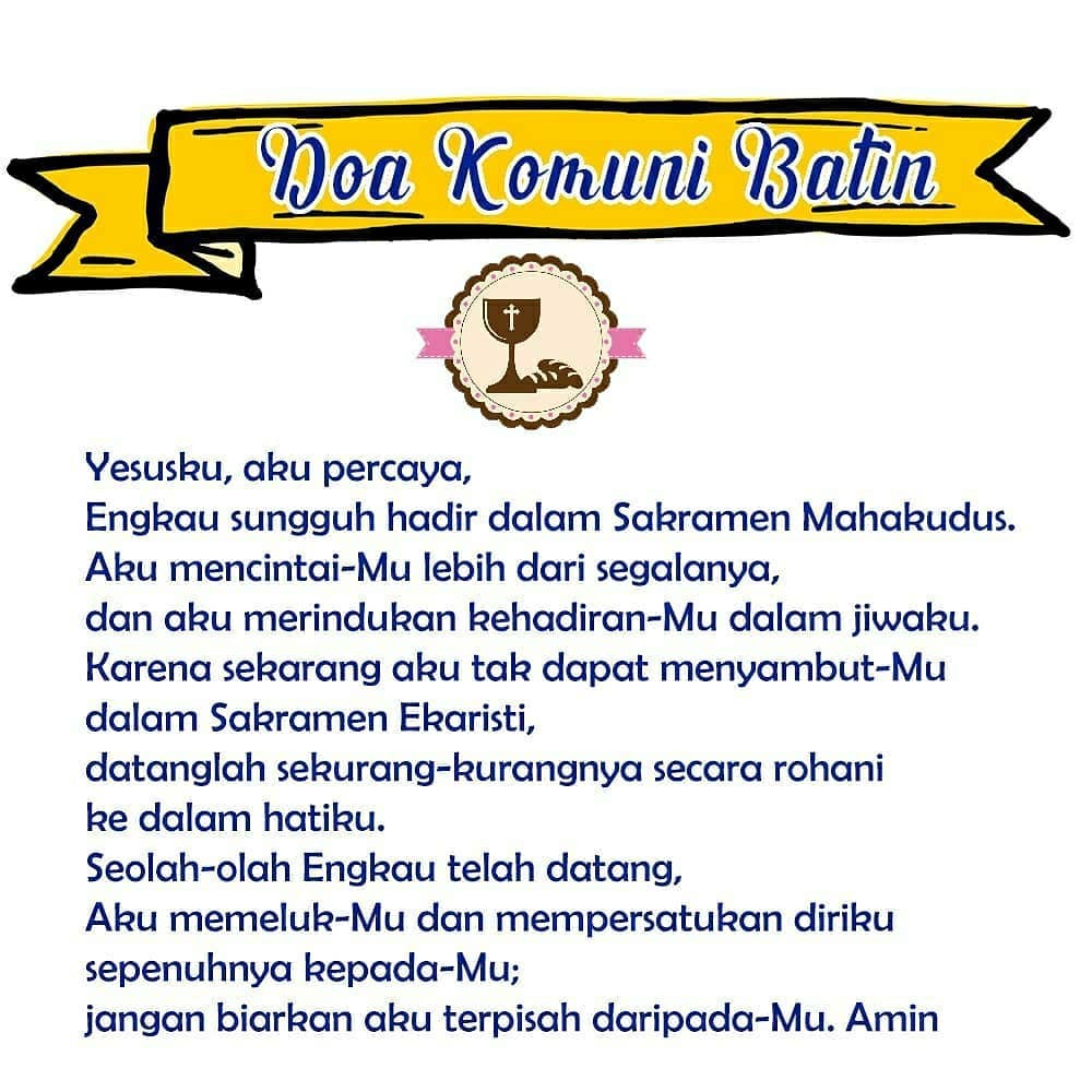 Detail Kata Mutiara Komuni Pertama Nomer 50