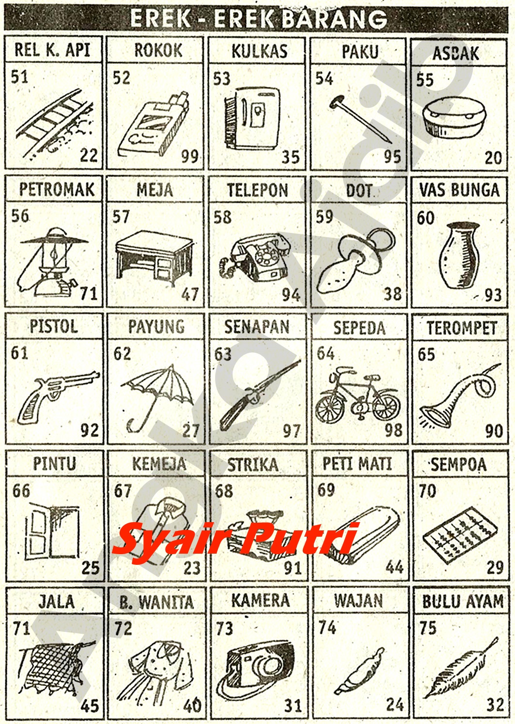 Detail 21 Buku Mimpi 2d Nomer 40