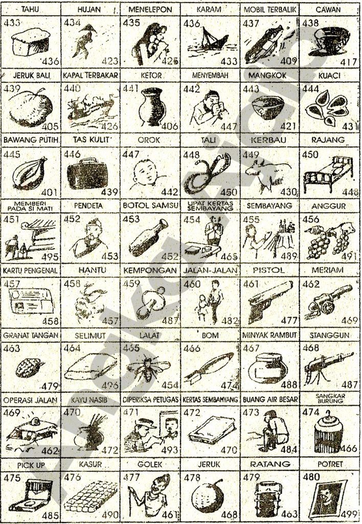 Detail 3d Buku Mimpi Bergambar Nomer 25