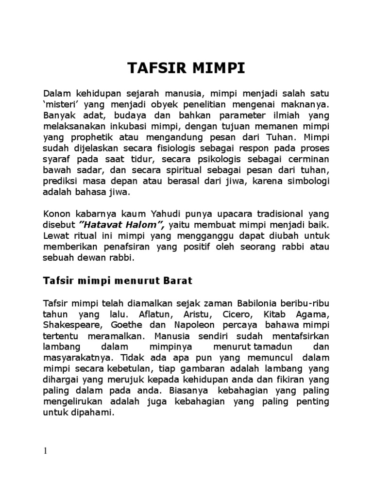 Detail Buku 1000 Mimpi Pdf Nomer 44