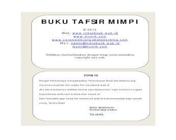 Detail Buku 1000 Mimpi Pdf Nomer 50