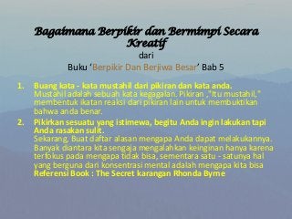 Detail Buku Bermimpi Dan Berjiwa Besar Nomer 12