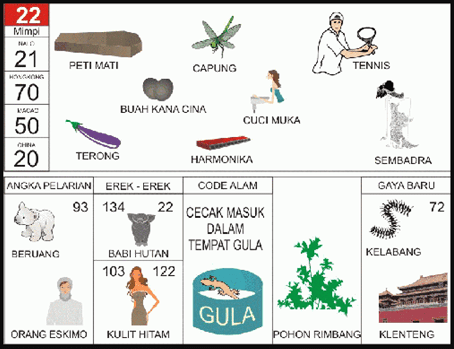 Detail Buku Mimpi 2d 22 Nomer 8