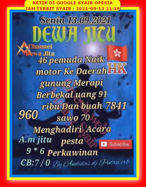 Detail Buku Mimpi 2d 9229 Nomer 20