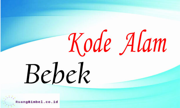 Detail Buku Mimpi 2d Bebek Nomer 37