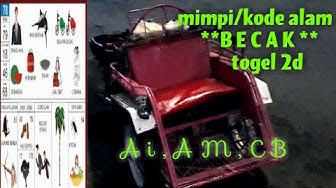 Detail Buku Mimpi 2d Becak Nomer 26