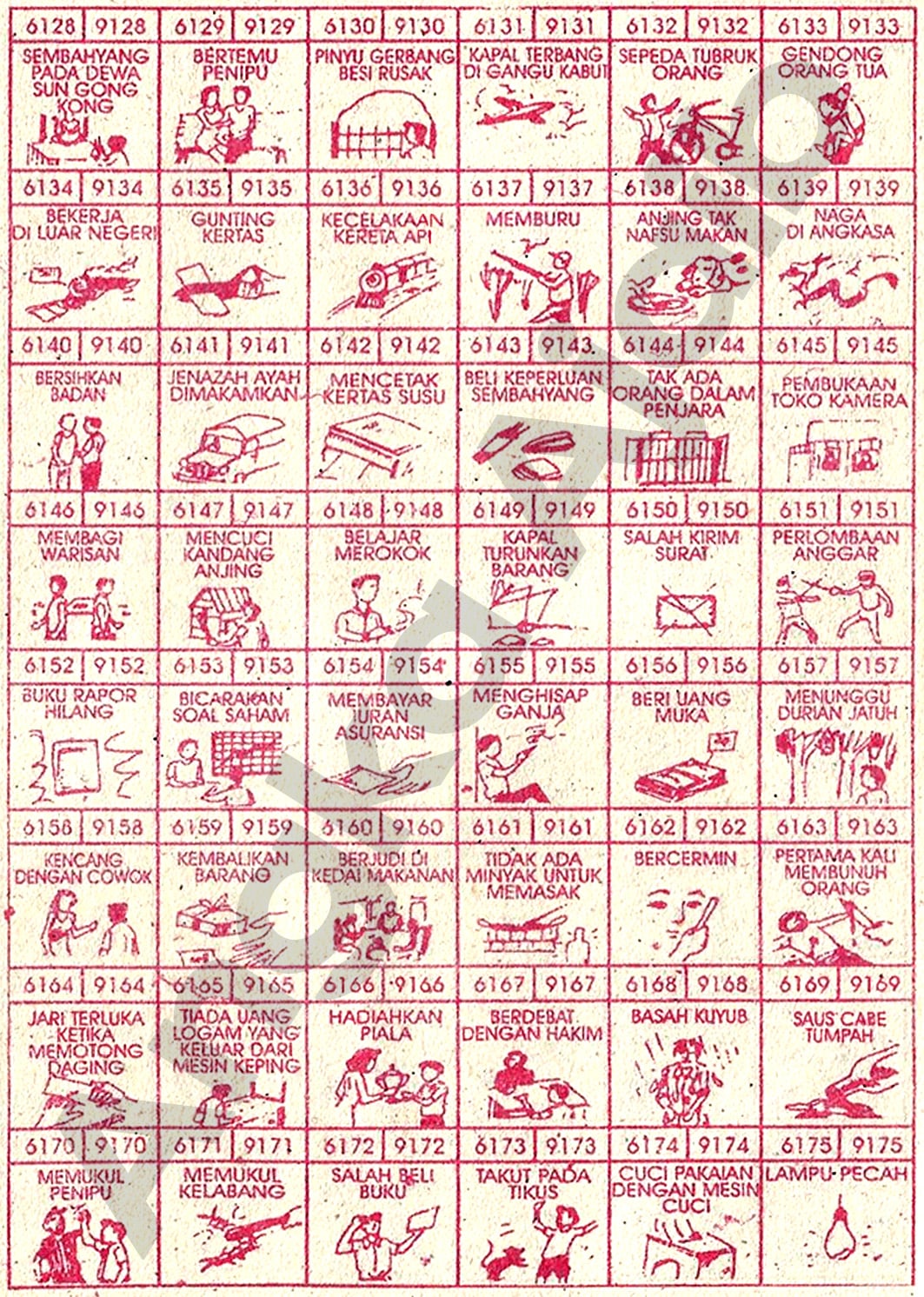 Detail Buku Mimpi 2d Hakim Nomer 18