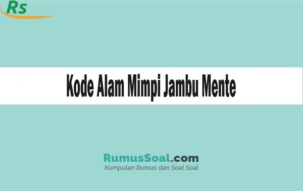 Detail Buku Mimpi 2d Jambu Nomer 29