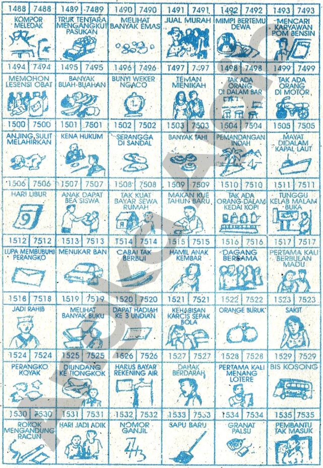 Detail Buku Mimpi 2d Kalender Nomer 40