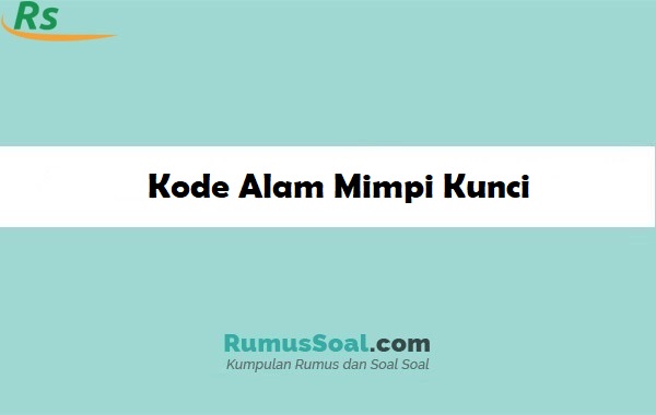 Detail Buku Mimpi 2d Kunci Nomer 20