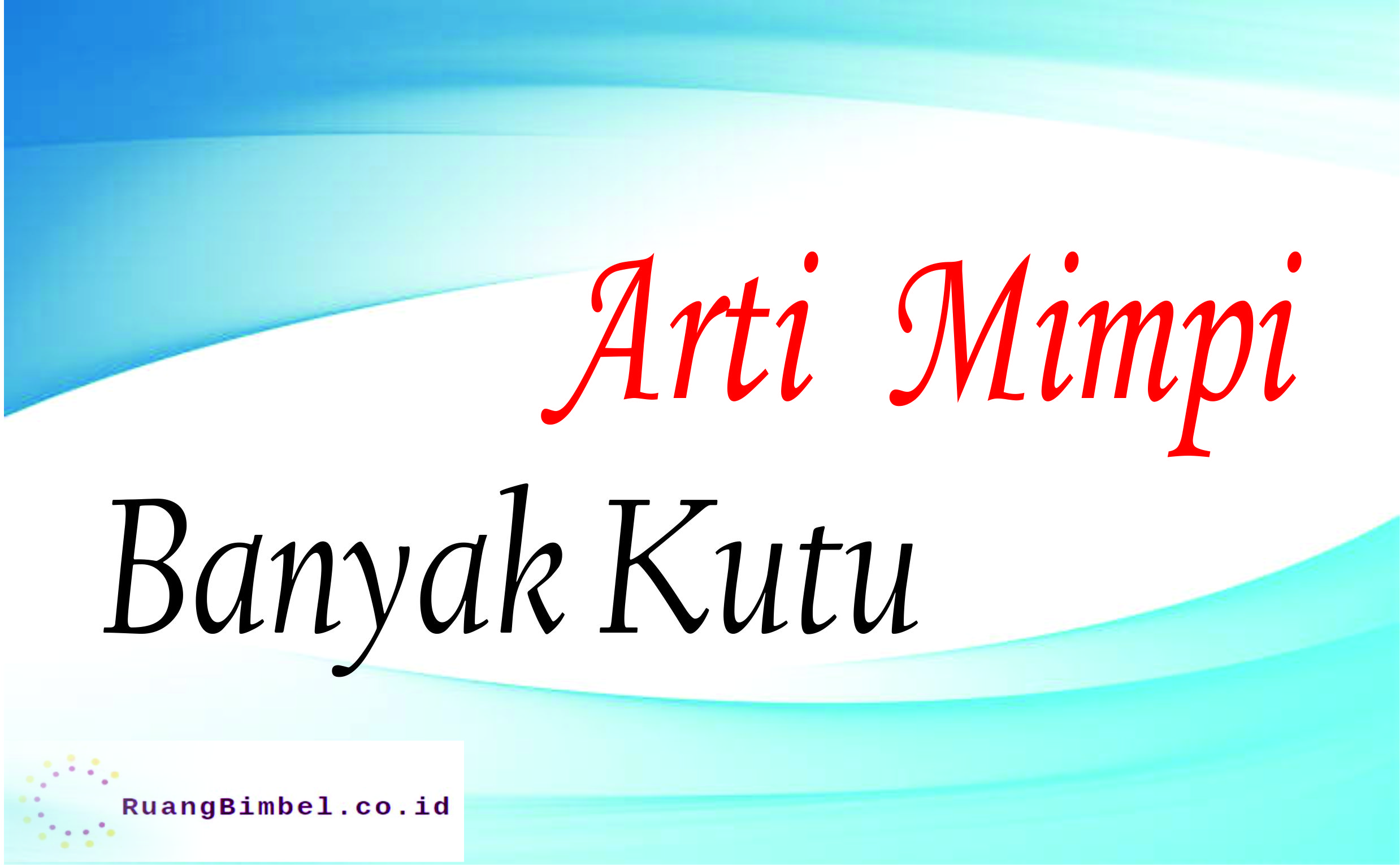 Detail Buku Mimpi 2d Kutu Rambut Nomer 26