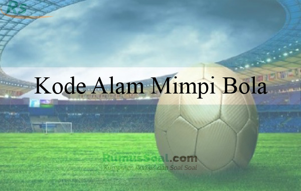 Detail Buku Mimpi 2d Sepak Bola Nomer 8