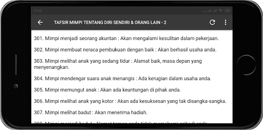 Detail Buku Mimpi 3d 306 Nomer 29