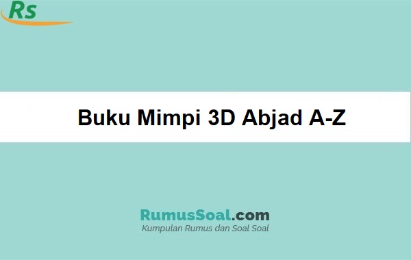 Detail Buku Mimpi 3d 623 Nomer 10