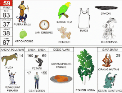 Detail Buku Mimpi 3d Abjad Pisang Nomer 8