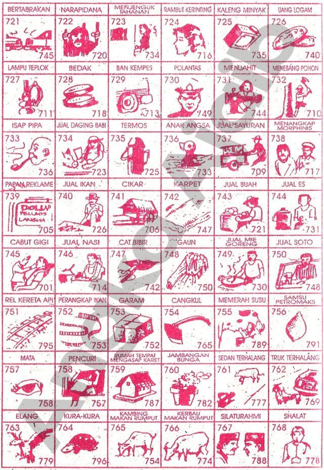Detail Buku Mimpi 3d Api Nomer 24