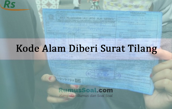 Detail Buku Mimpi 3d Kena Tilang Nomer 5