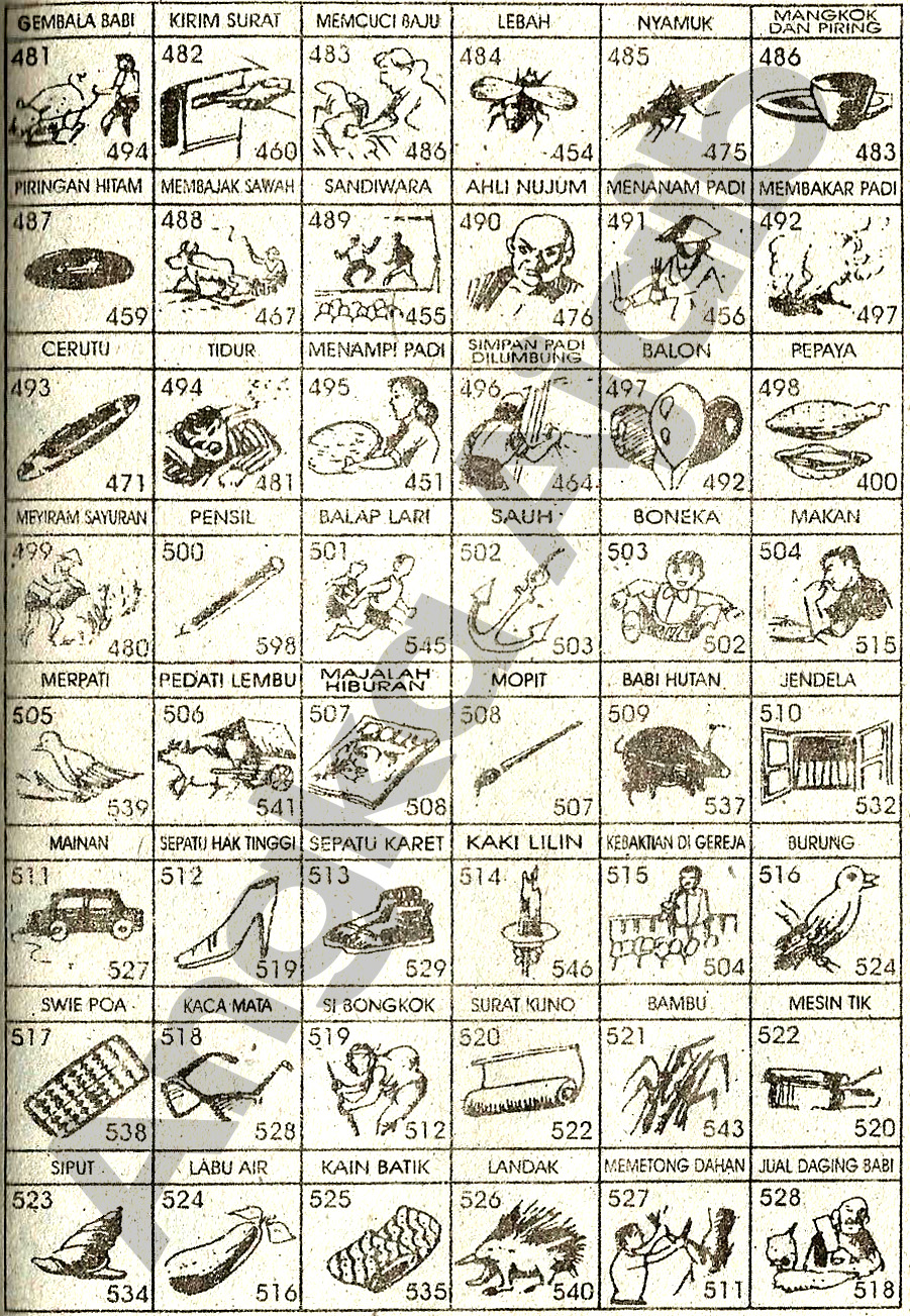 Detail Buku Mimpi 3d Kuburan Nomer 13