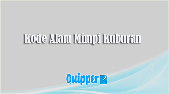 Detail Buku Mimpi 3d Kuburan Nomer 26