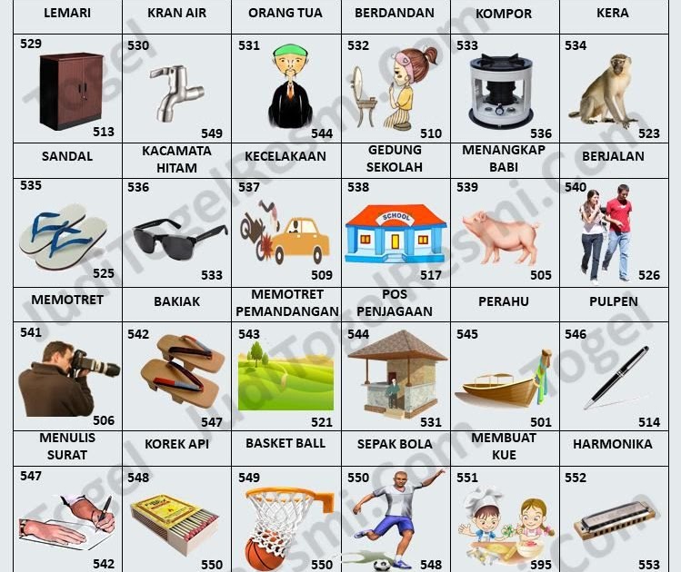 Detail Buku Mimpi 3d Memotret Nomer 13