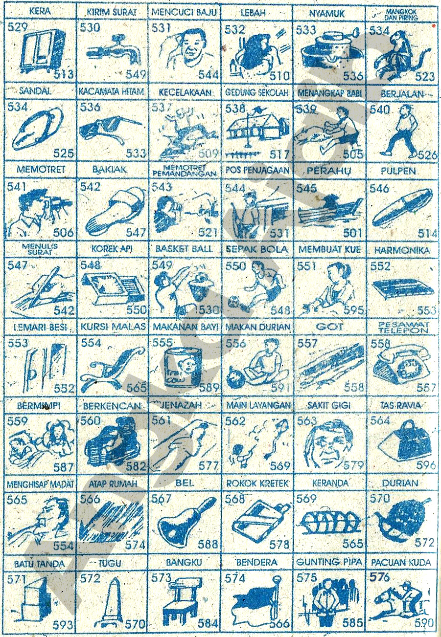 Detail Buku Mimpi 3d Menurut Abjad Bergambar Nomer 29