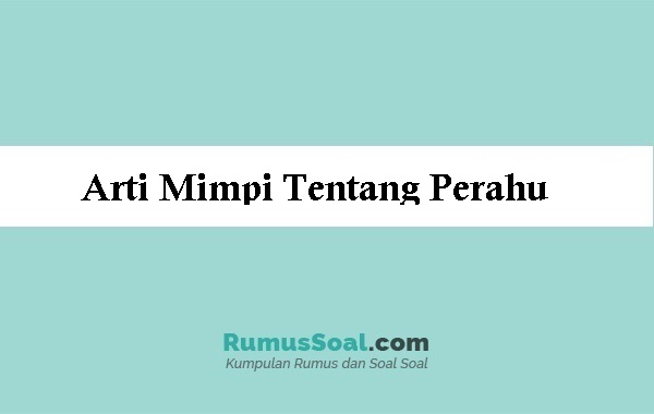 Detail Buku Mimpi 3d Perahu Nomer 26