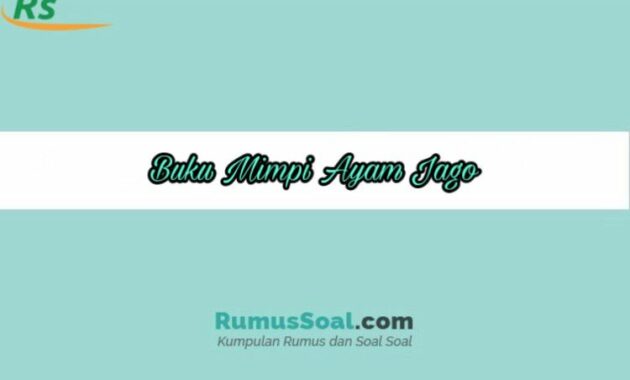 Detail Buku Mimpi 3d Tantangan Nomer 32