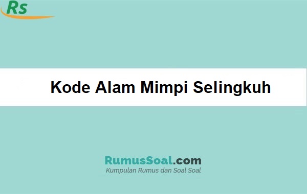 Detail Buku Mimpi 4 Angka Selingkuh Nomer 12