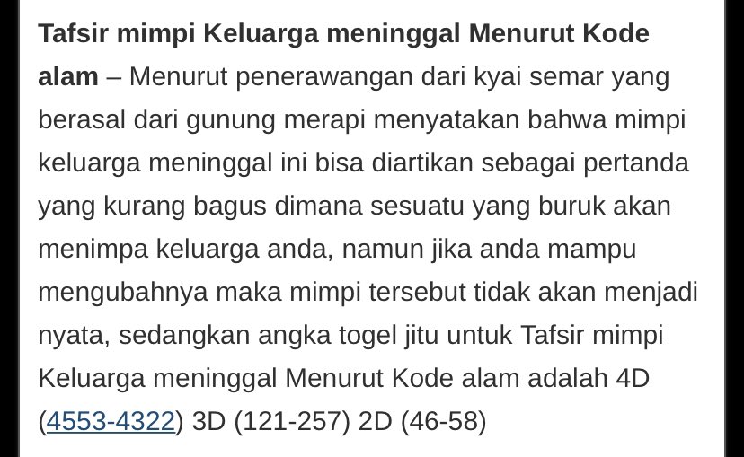 Detail Buku Mimpi 4d 1828 Nomer 22