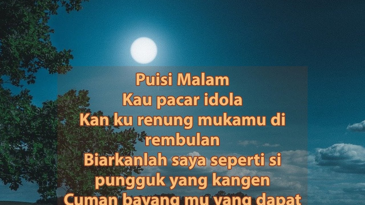 Detail Kata Puisi Malam Nomer 44