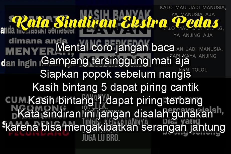 Detail Kata Sindiran Manado Nomer 35