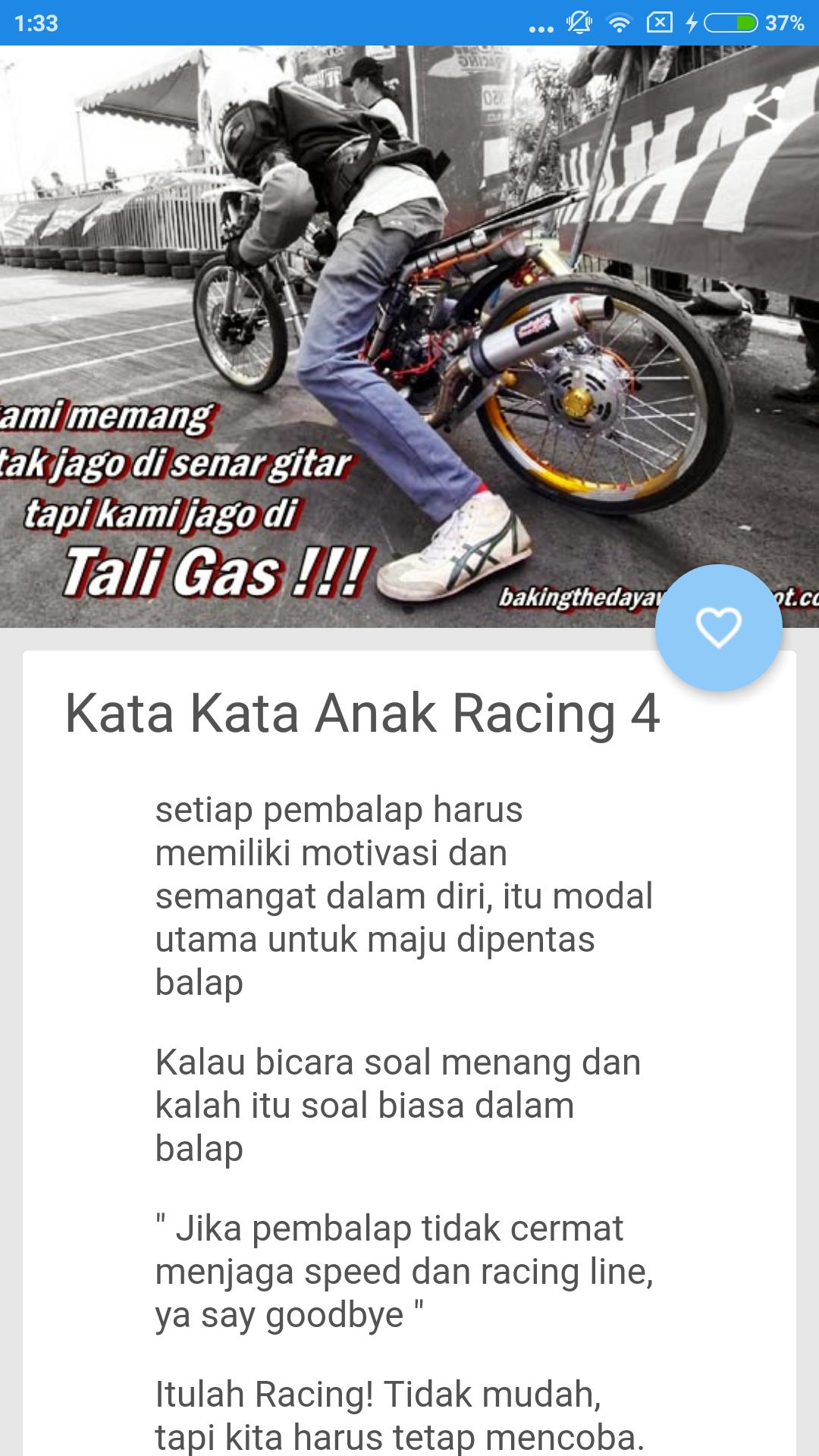 Detail Kata2 Anak Racing Nomer 53