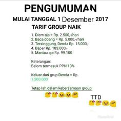 Detail Kata2 Lucu Pengumuman Nomer 44