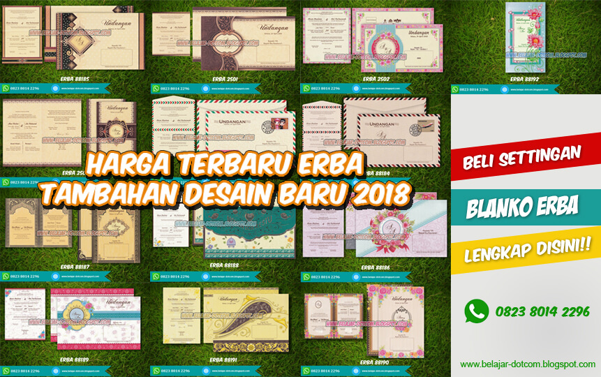 Detail Katalog Undangan Erba 2020 Nomer 20