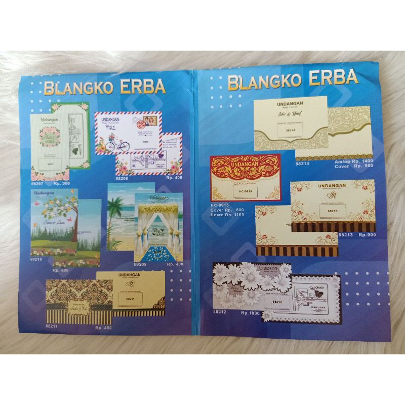 Detail Katalog Undangan Erba 2020 Nomer 6