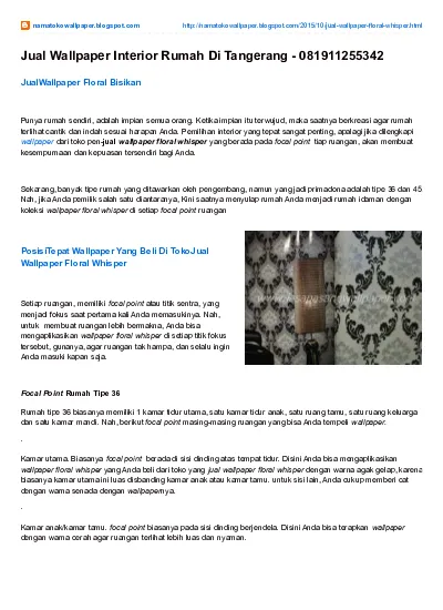 Detail Katalog Wallpaper Dinding Pdf Nomer 45